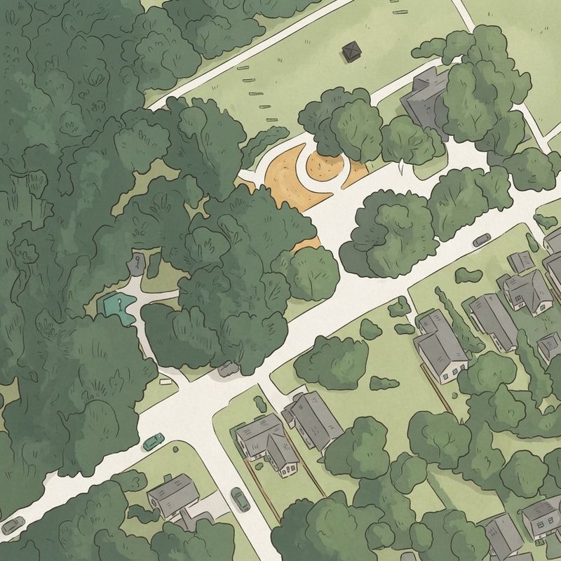 Illustrated map of South Central Sprayground