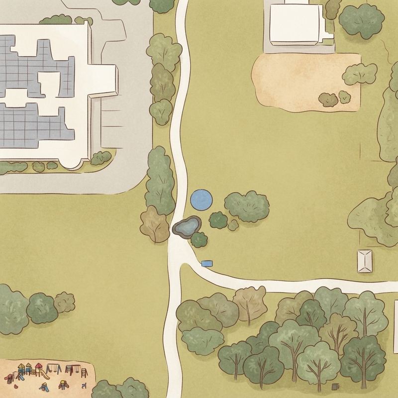 Illustrated map of Sparkling Ice Musical Pocket Playground