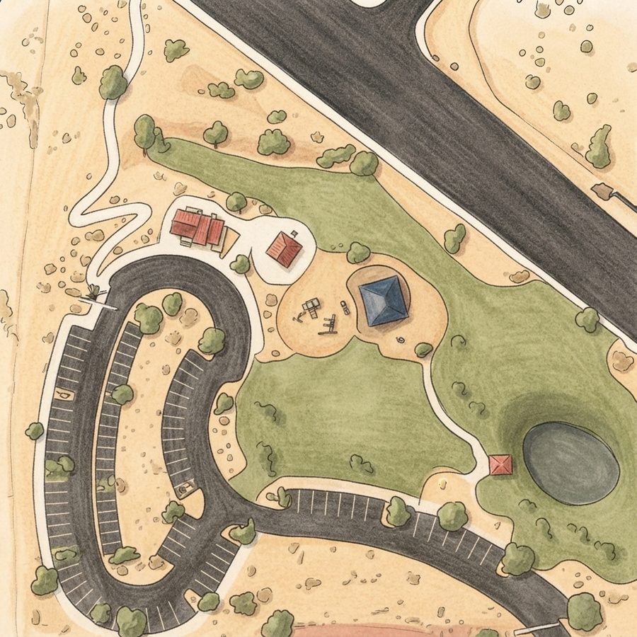 Illustrated map of Stephanie Lynn Craig Park