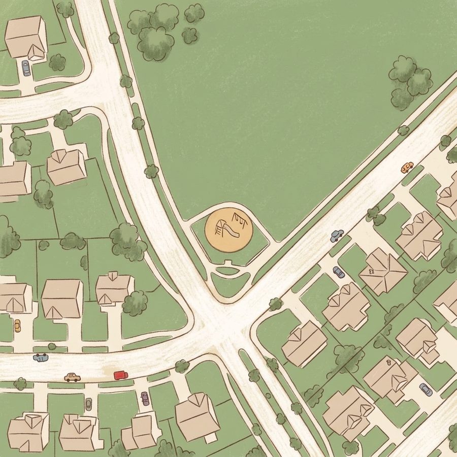 Illustrated map of Sterling Hills West Park