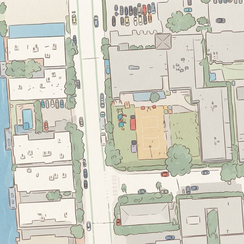 Illustrated map of Stillwater Park