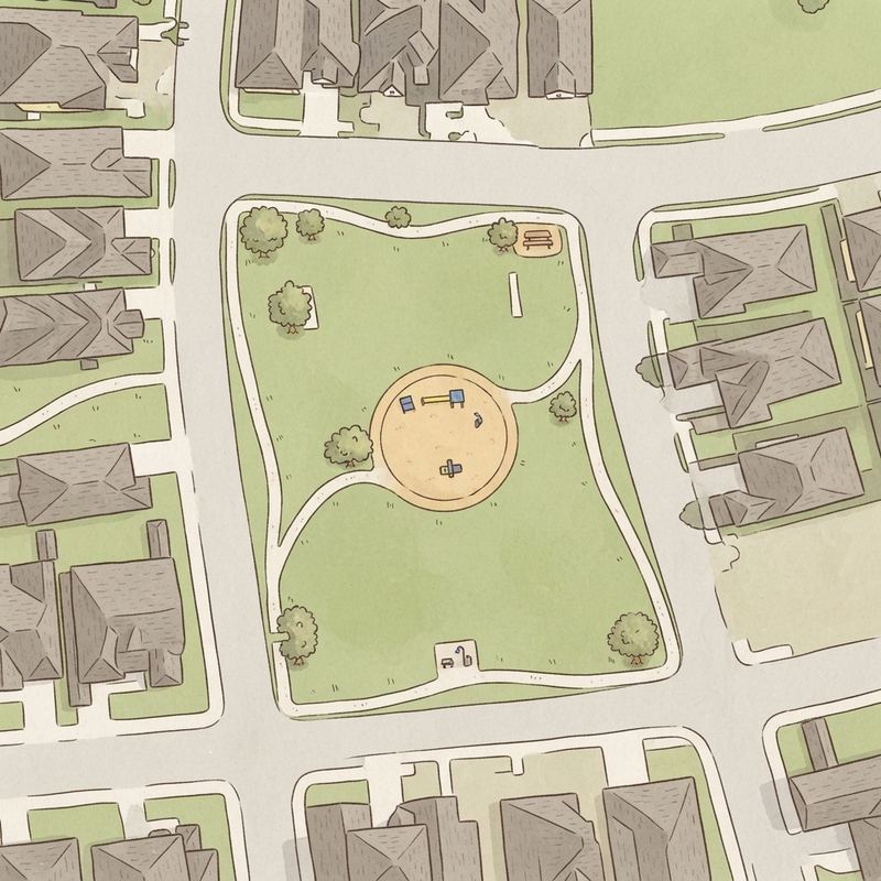 Illustrated map of Stingray Johnson Memorial Park