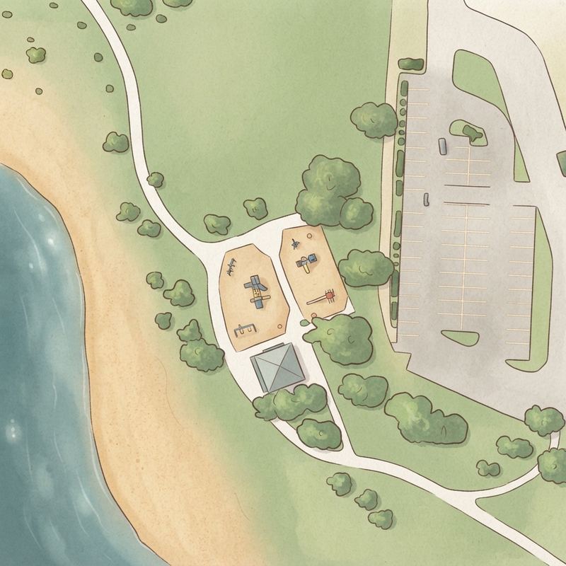 Illustrated map of Stoney Hollow Park