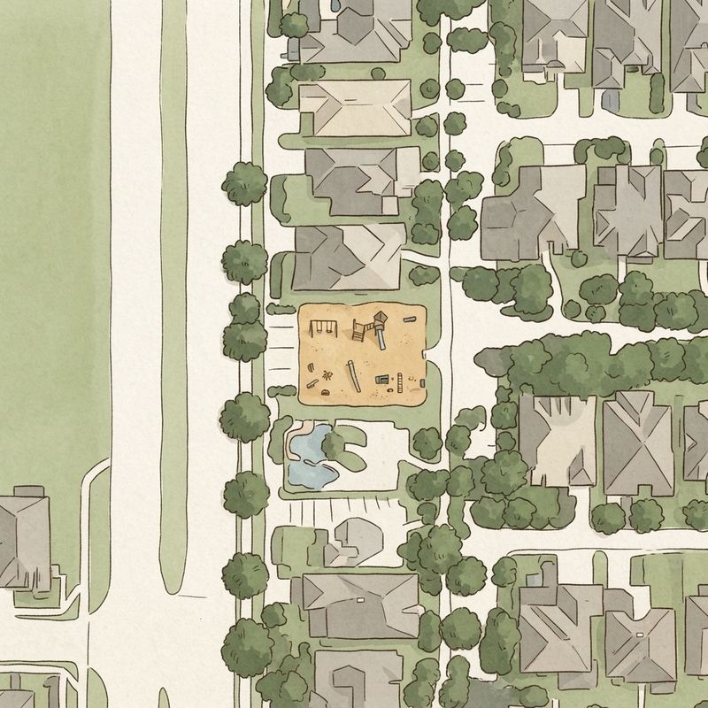 Illustrated map of Stony Passage Park