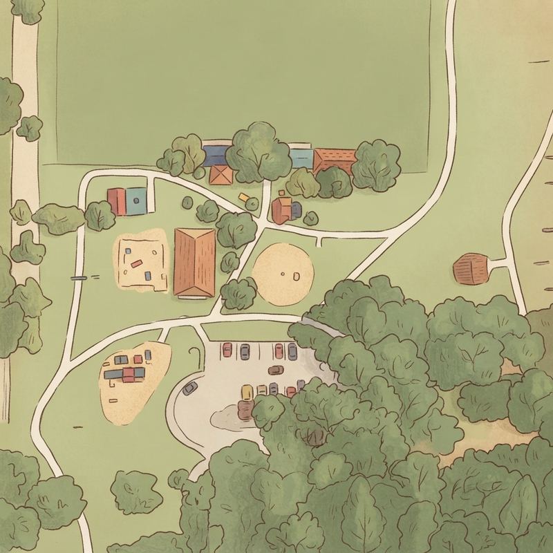 Illustrated map of Stormie Jones Park