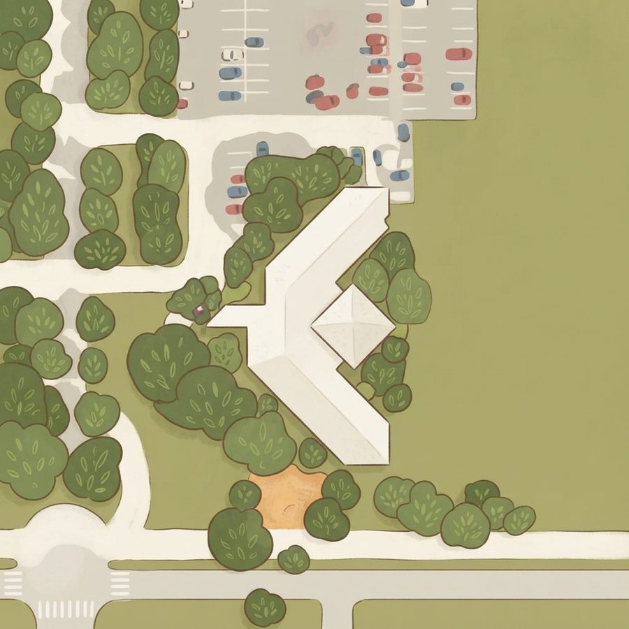 Illustrated map of Sugar Land Parks & Recreation