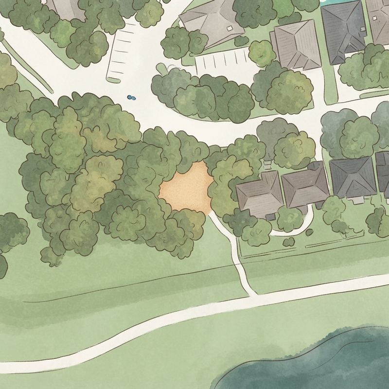 Illustrated map of Summer Pointe Playground