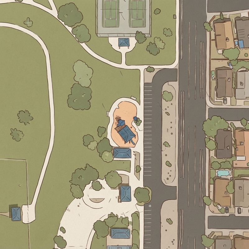 Illustrated map of Sunnyslope Park