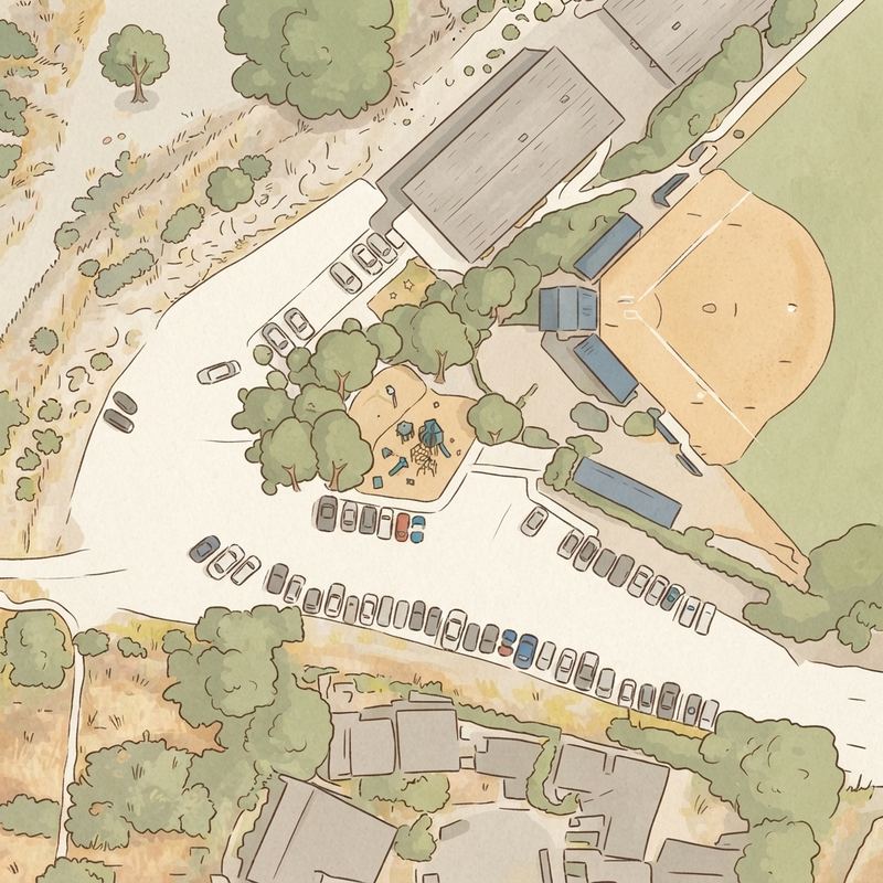 Illustrated map of Sunset Park