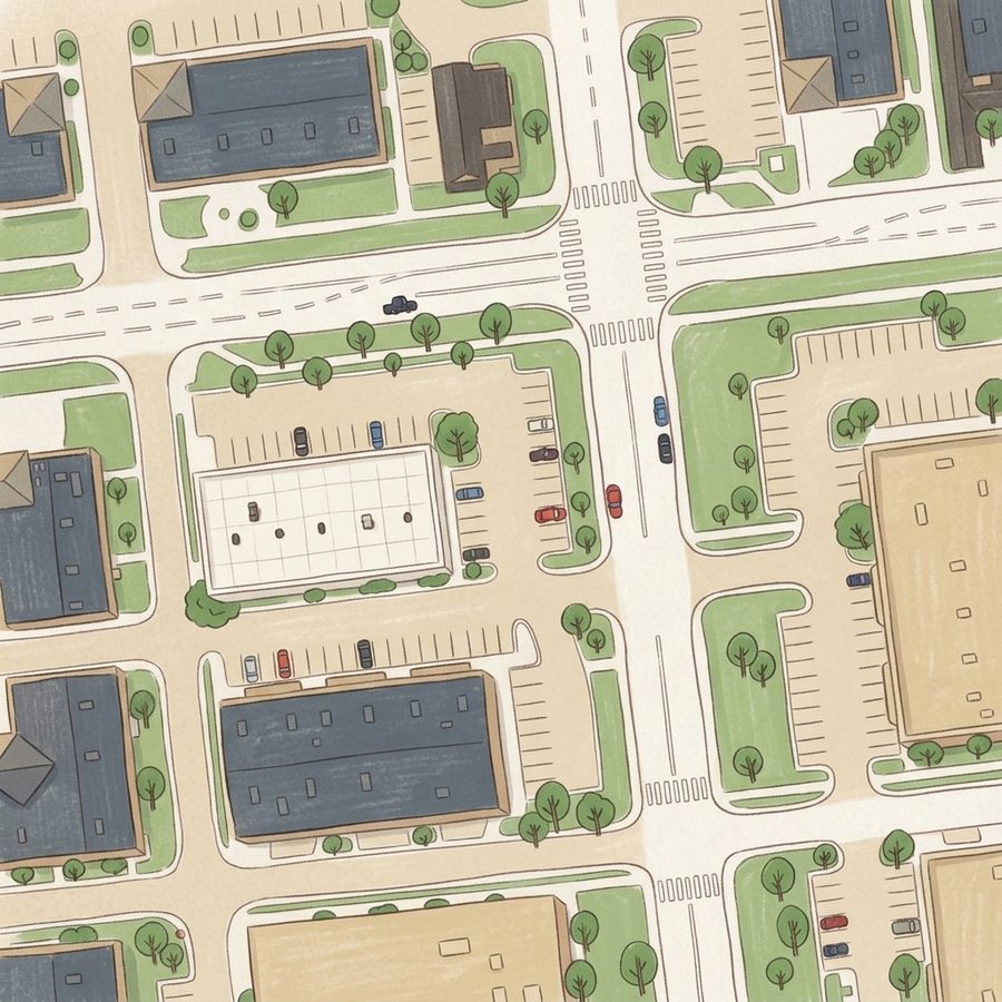 Illustrated map of Swim class