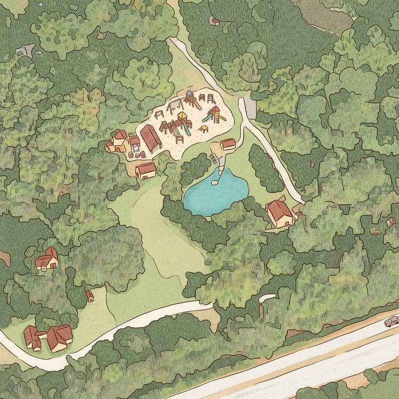 Illustrated map of Swings