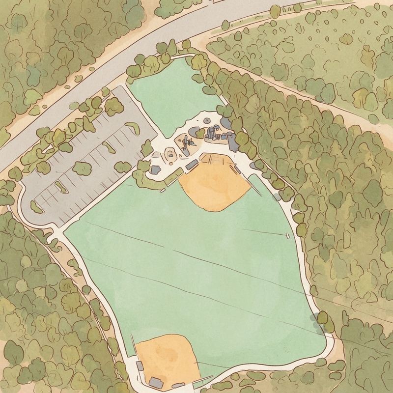 Illustrated map of Sycamore Canyon Park
