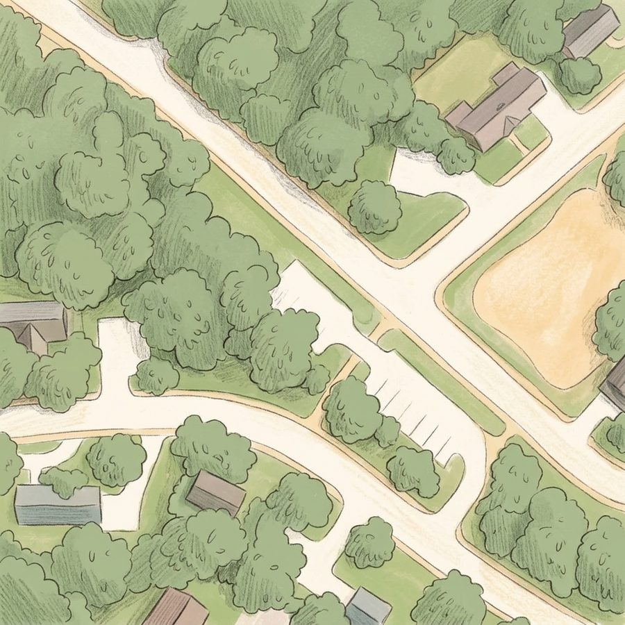 Illustrated map of Taft Park