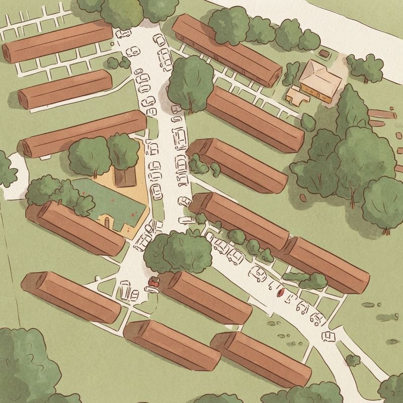 Illustrated map of Tama Park