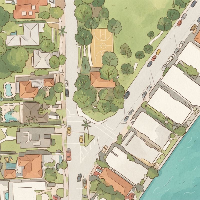 Illustrated map of Tatum Park
