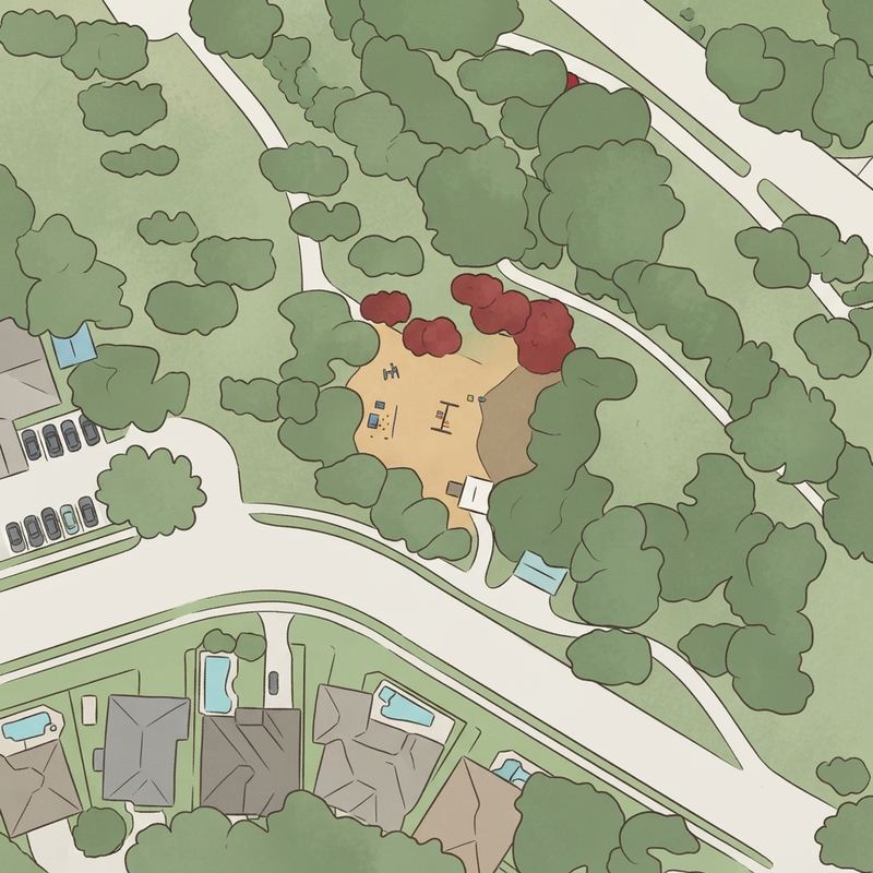 Illustrated map of Terra Lynn Playground