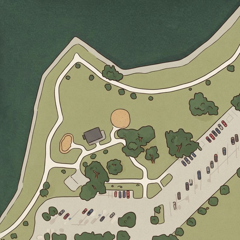Illustrated map of Terry Park