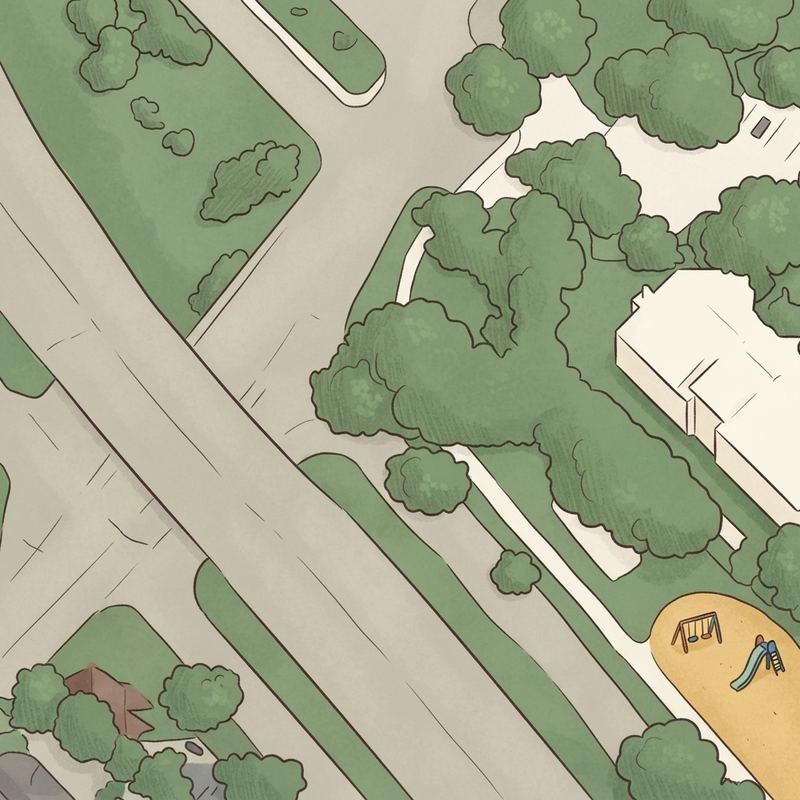Illustrated map of The Irene H. Trigg-Myers Prosperity Park