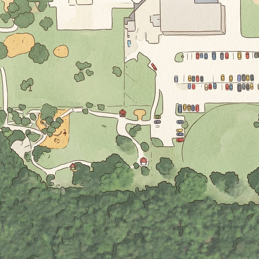 Illustrated map of The Park At Willbern