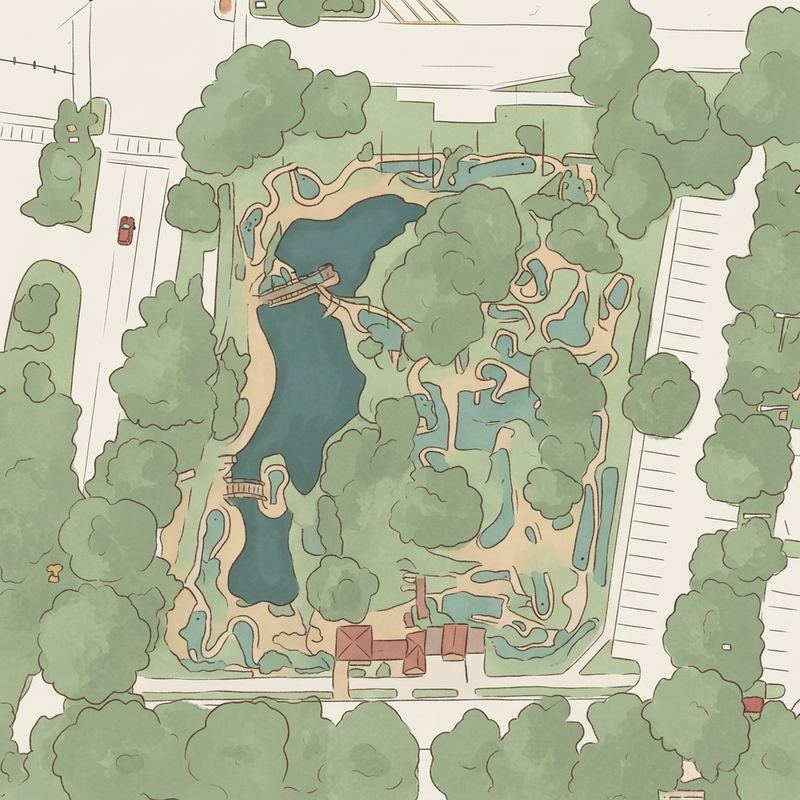 Illustrated map of The Pearl Express