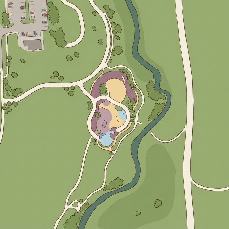 Illustrated map of The Villages at Southlands Park