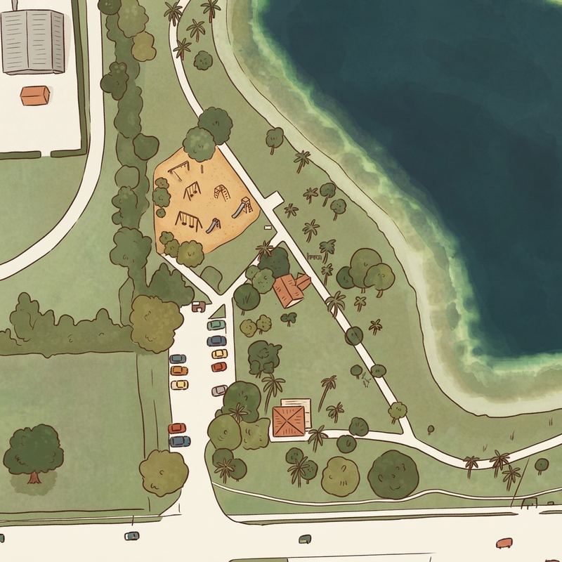 Illustrated map of The Women's Park