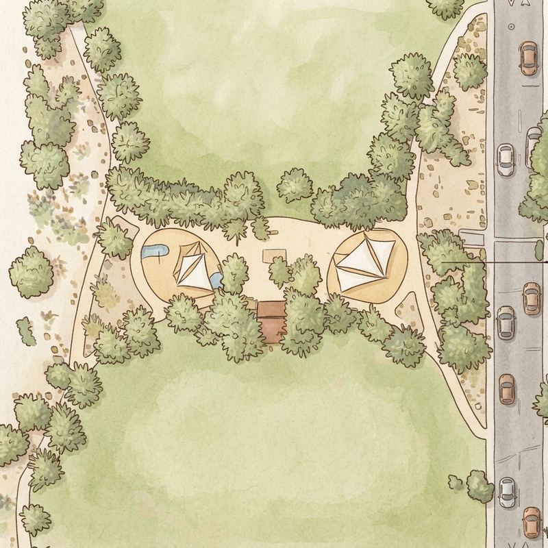 Illustrated map of Tibshraeny Family Park