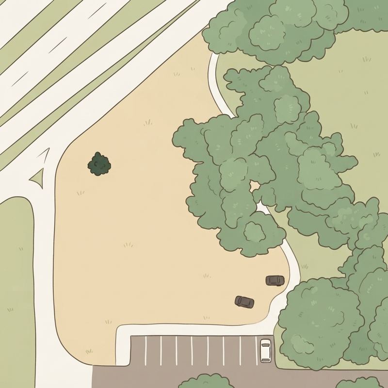 Illustrated map of Tidwell Park