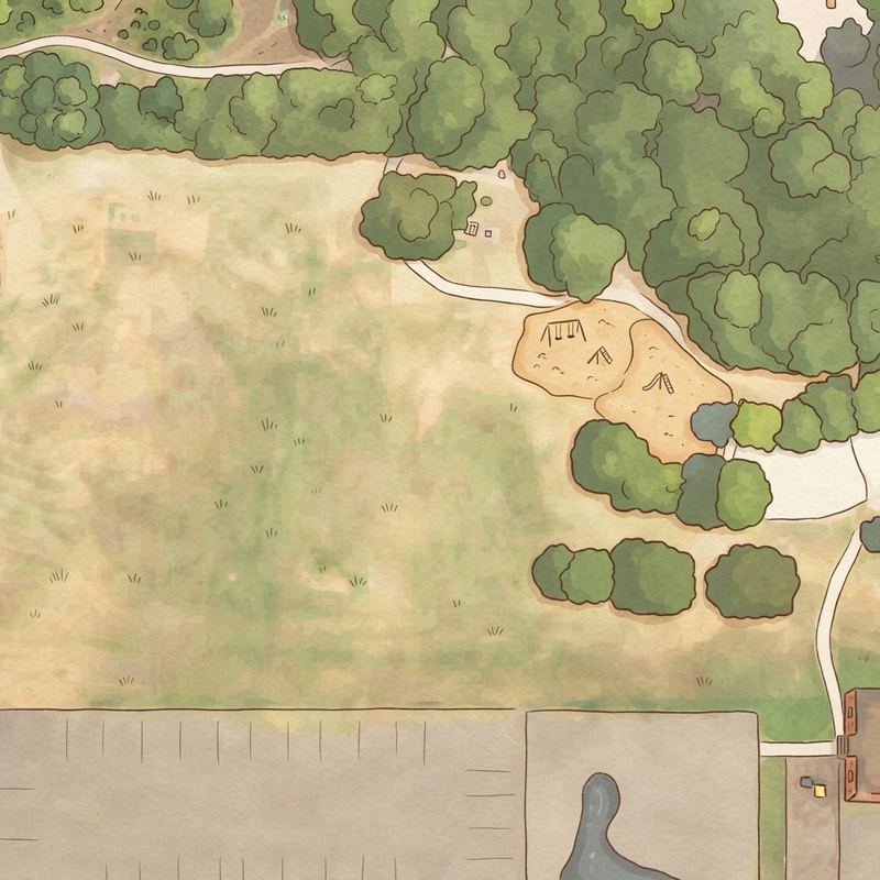 Illustrated map of Tinsley Park