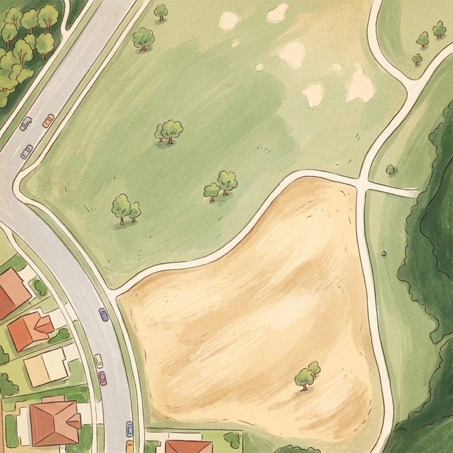 Illustrated map of Tollgate Crossing Neighborhood Park