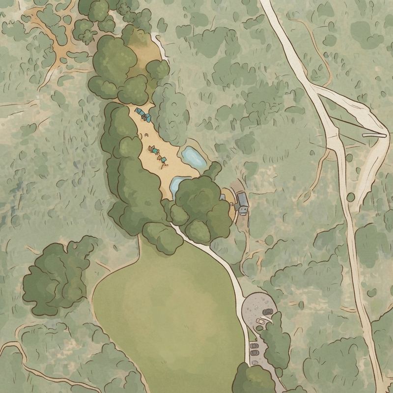 Illustrated map of Torrey Highlands Park
