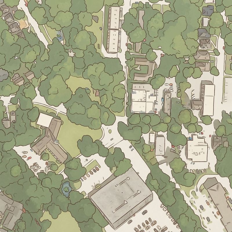 Illustrated map of Toy Park