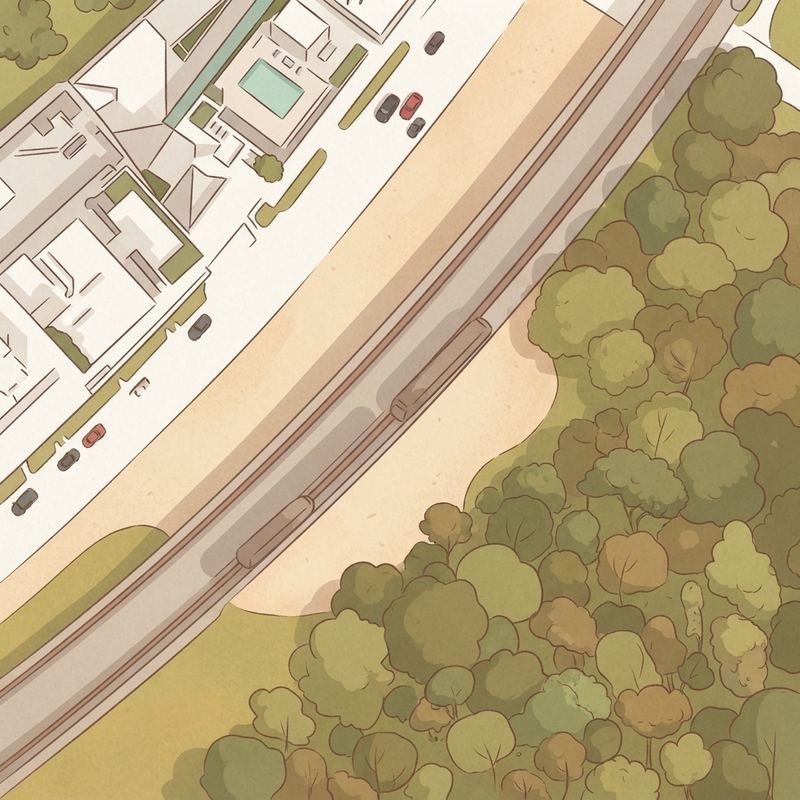 Illustrated map of Triangle Park