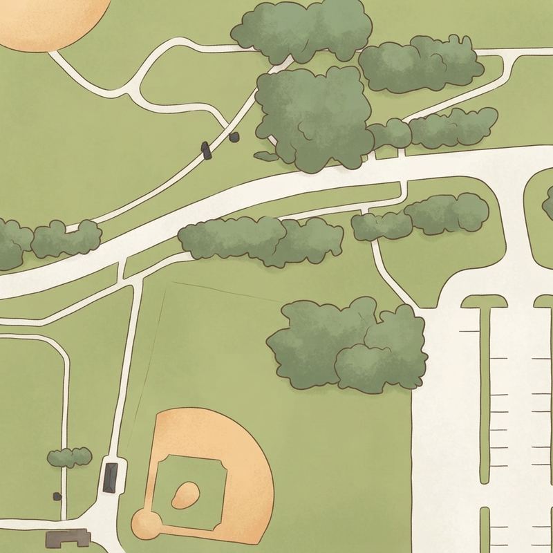 Illustrated map of Trinity View Park