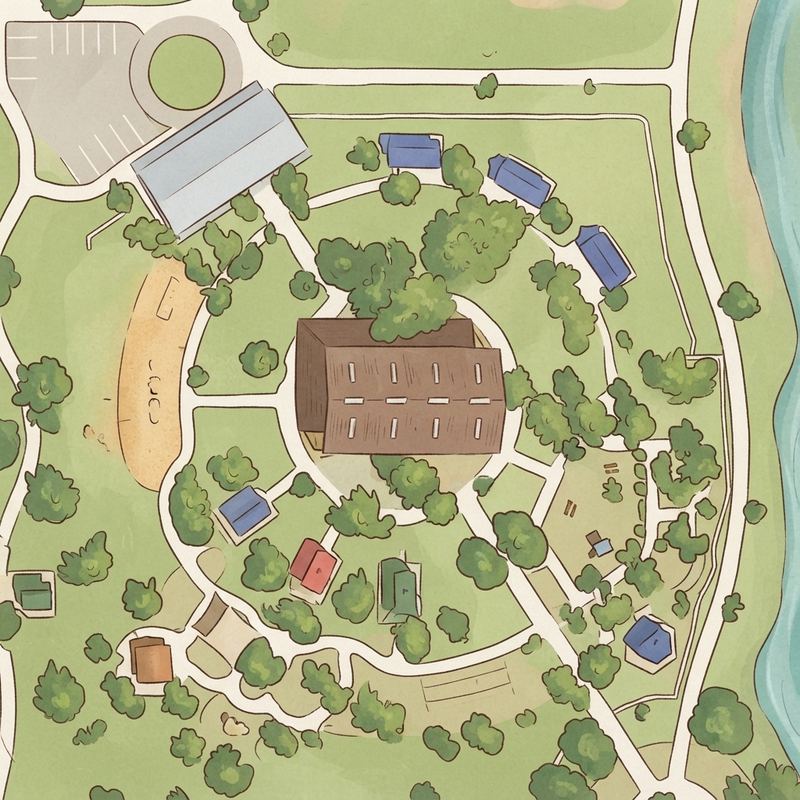 Illustrated map of Tumbleweed Park Multi-Use Fields