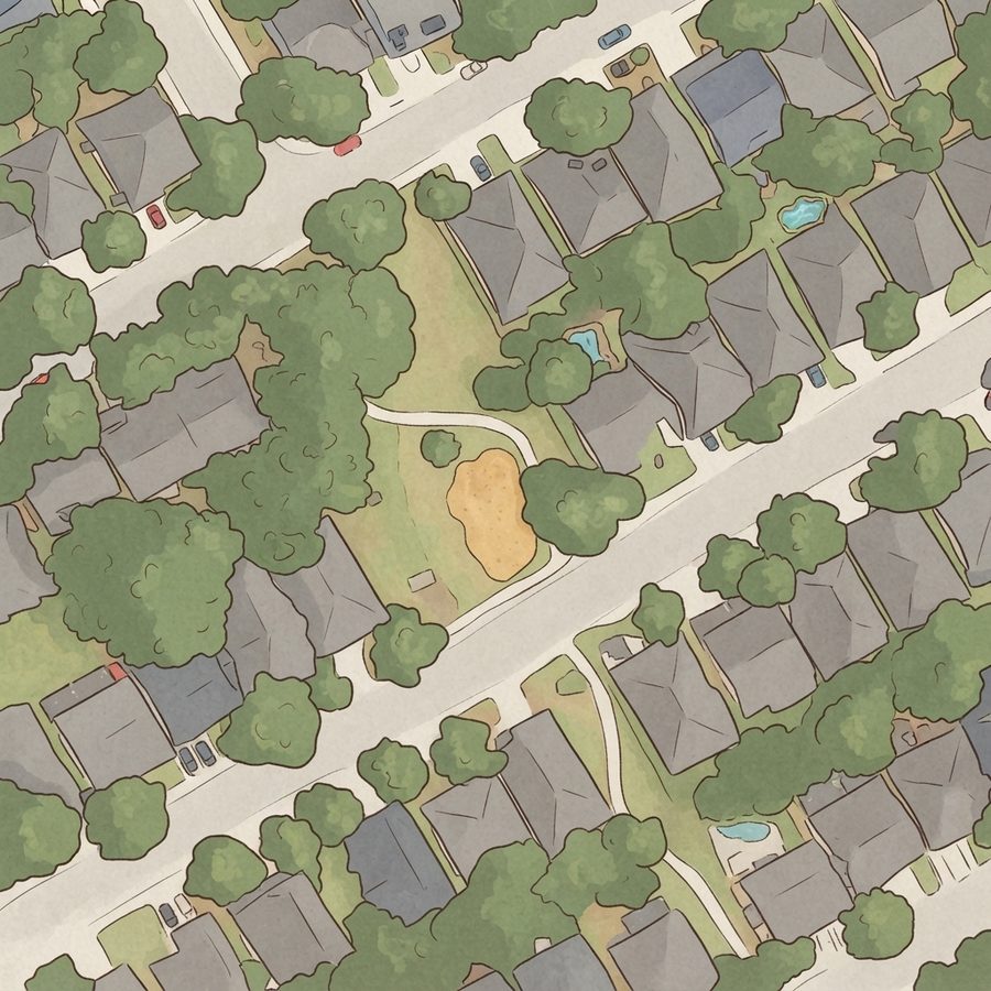 Illustrated map of Turtle Park