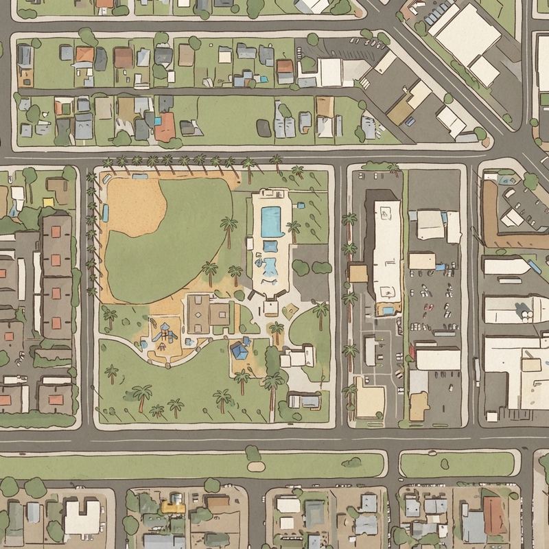 Illustrated map of University Park