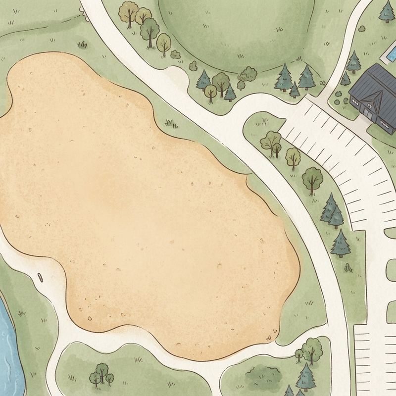Illustrated map of Valley Ridge Park