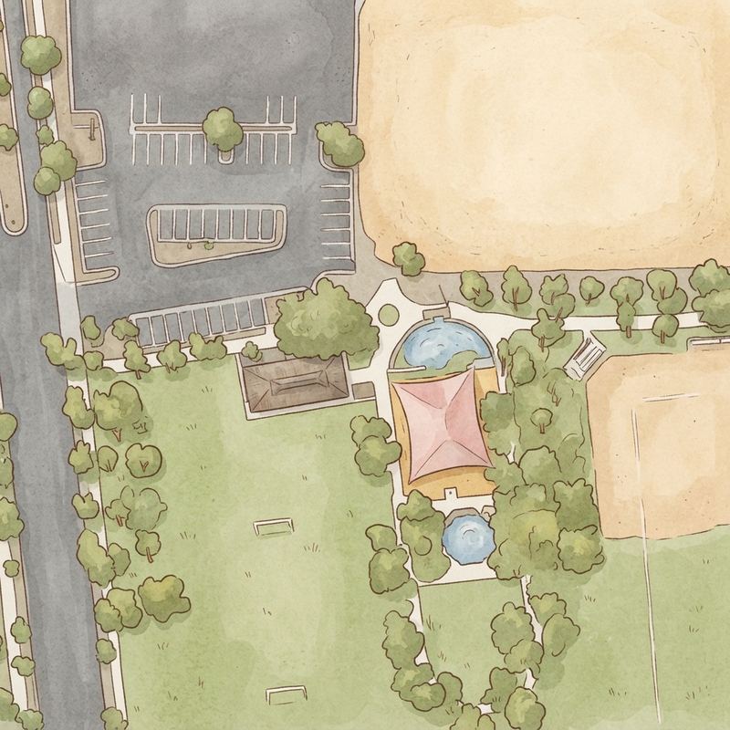 Illustrated map of Veramonte Park