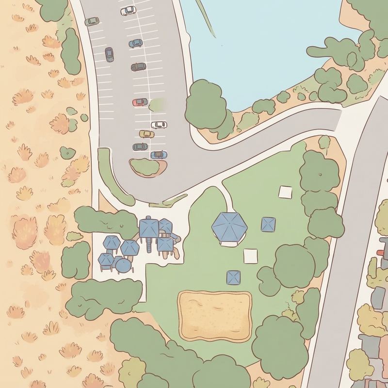 Illustrated map of Views West Park