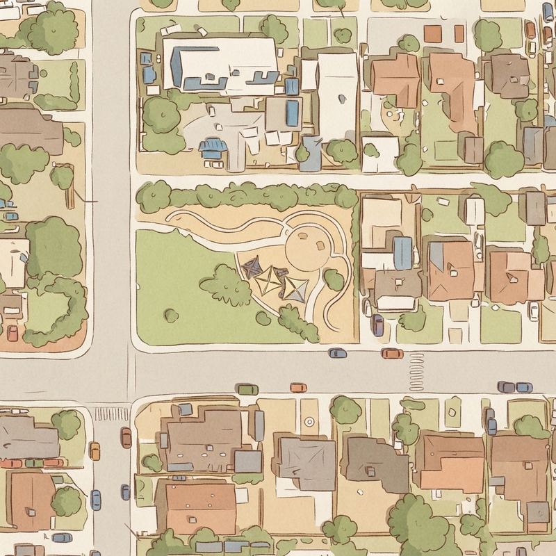 Illustrated map of Virginia Park