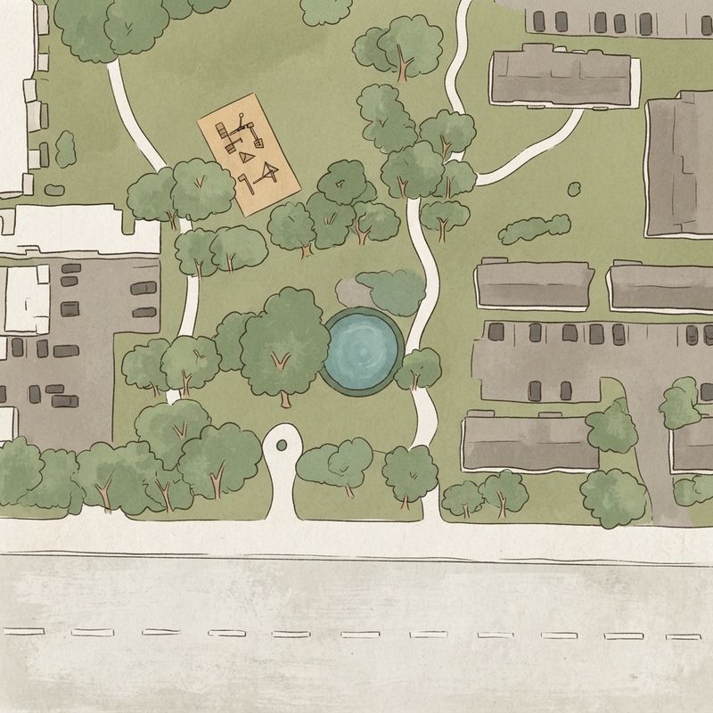 Illustrated map of Vivagene Copeland Park
