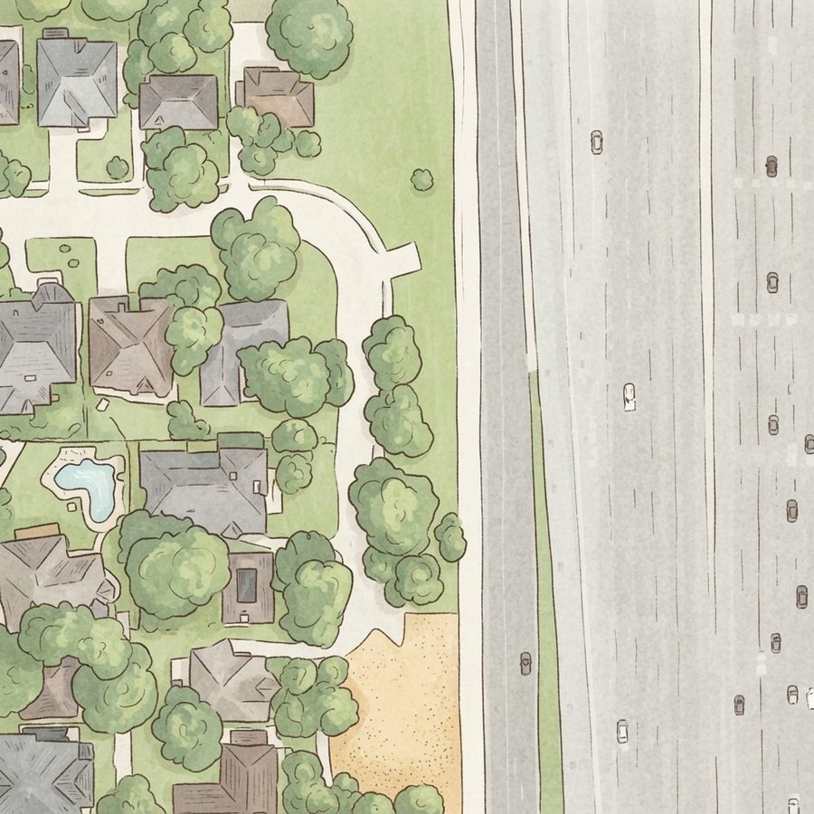 Illustrated map of Ware Family Park