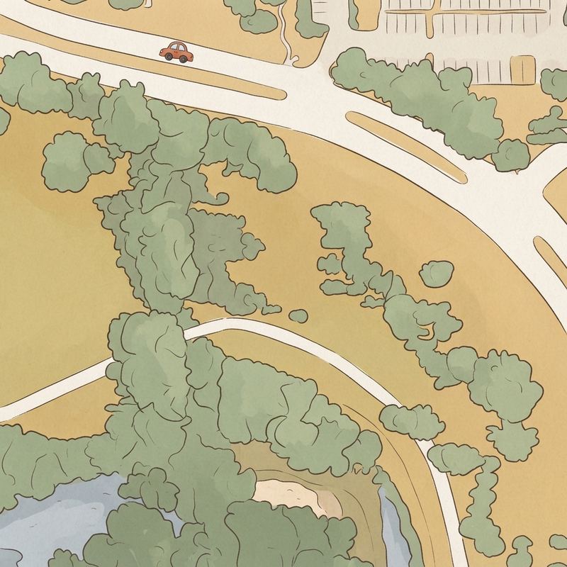 Illustrated map of Watermark Tree Fort