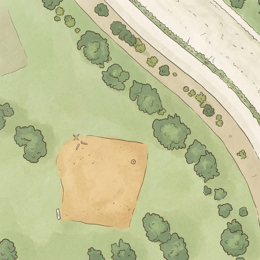 Illustrated map of Watonga Parkway