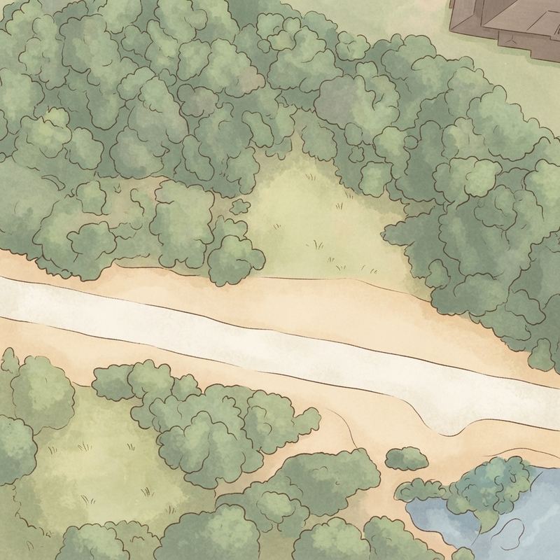 Illustrated map of Watson Branch Park