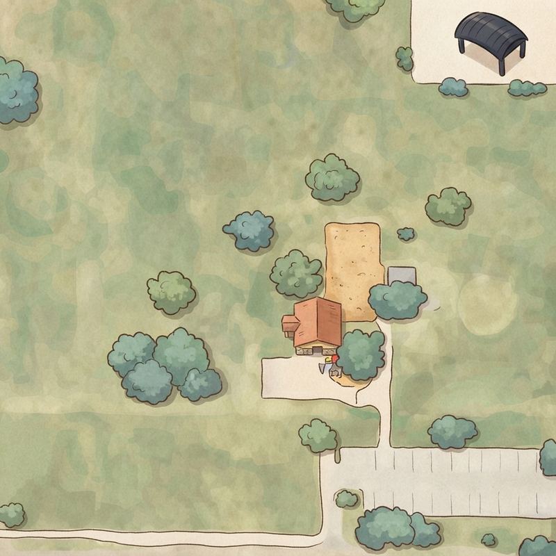 Illustrated map of Watson Park