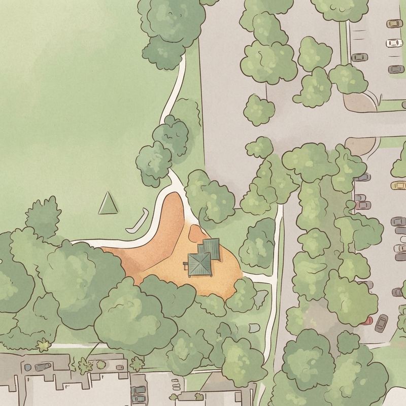 Illustrated map of West Kendale Lakes Park