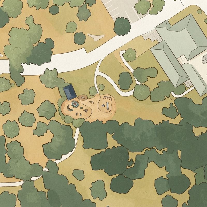 Illustrated map of West Park