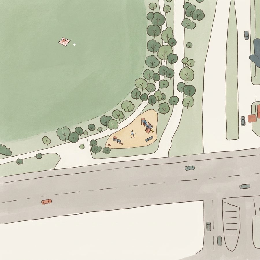 Illustrated map of Westheimer IST Park